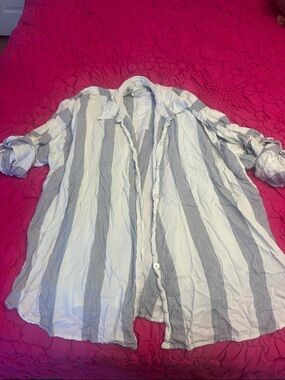 American Eagle Button Down Beach Cover-Up